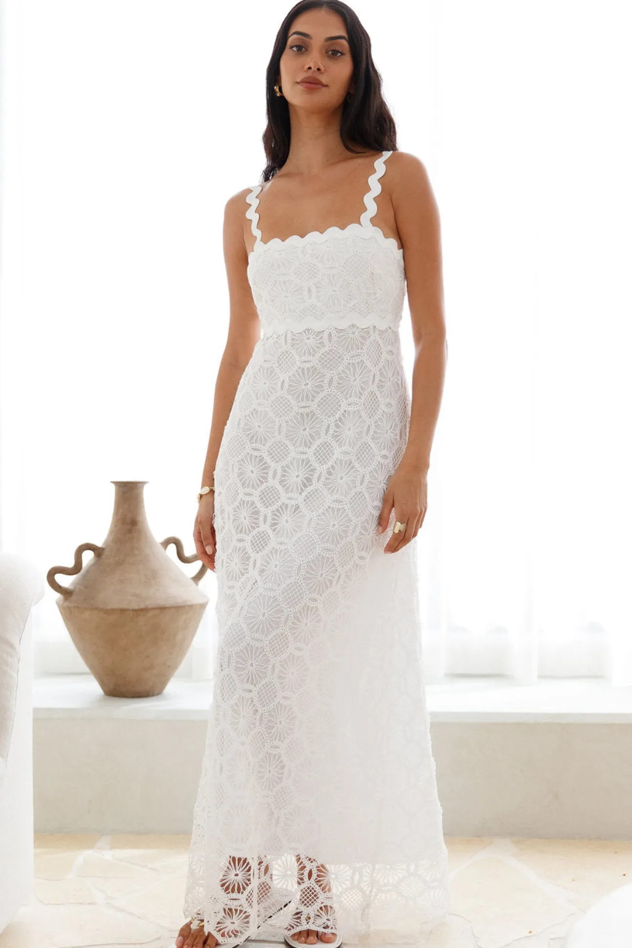Blanca Maxi Dress White