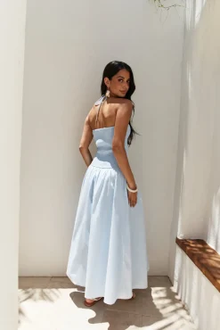 Blessed Destiny Maxi Dress Blue