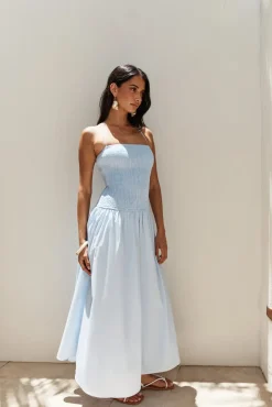 Blessed Destiny Maxi Dress Blue