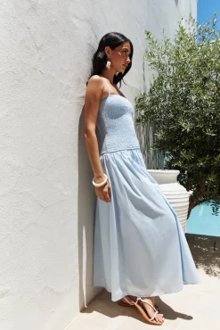 Blessed Destiny Maxi Dress Blue
