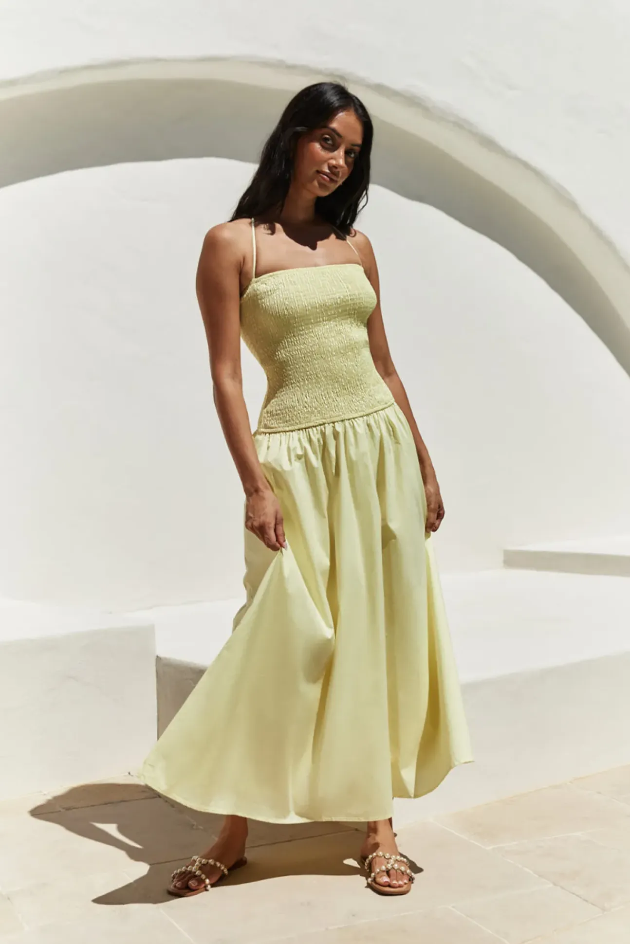 Blessed Destiny Maxi Dress Yellow