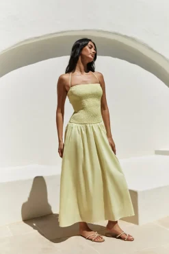 Blessed Destiny Maxi Dress Yellow