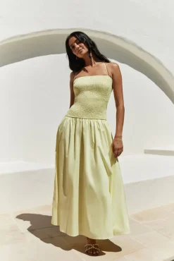 Blessed Destiny Maxi Dress Yellow