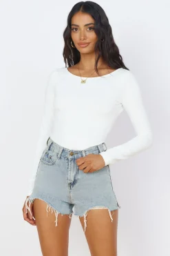 Blooming Beauty Bodysuit White