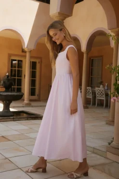 Blossom Blooming Maxi Dress Pink