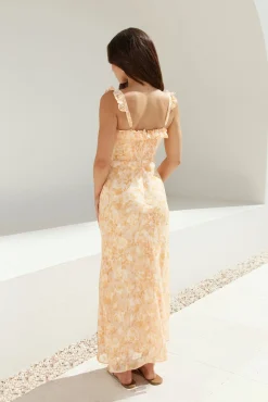Botanica Maxi Dress Orange