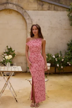 Breeze of Pink Maxi Dress Pink