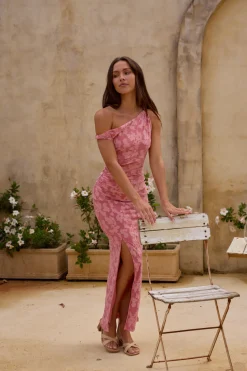 Breeze of Pink Maxi Dress Pink