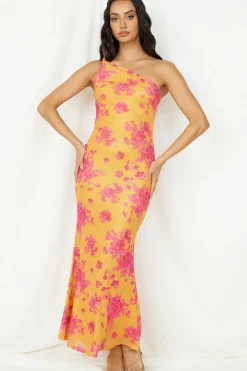 Burning Wishes Maxi Dress Orange