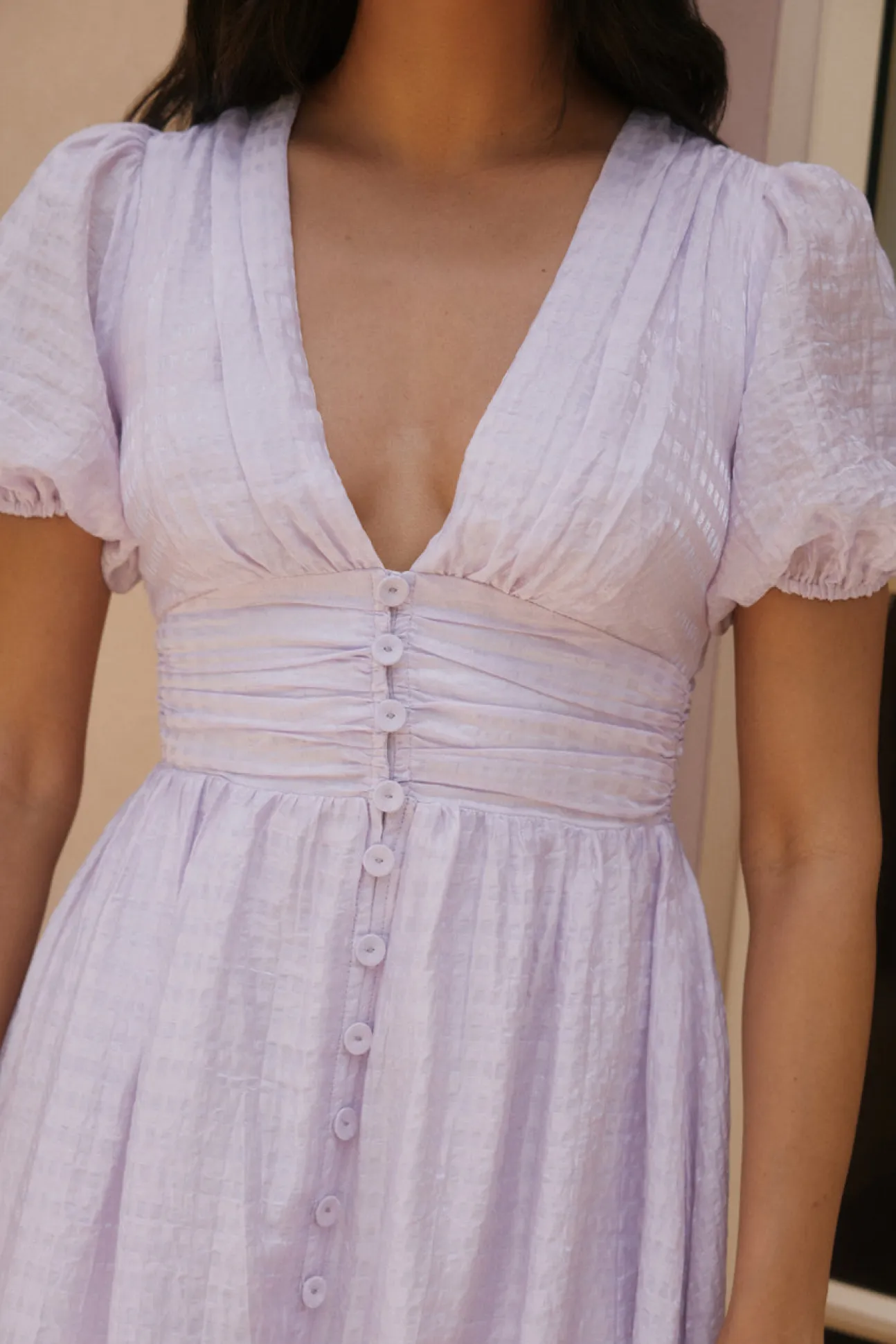 Busy Bee Maxi Dress Lilac