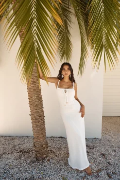 Cabana Bliss Maxi Dress White