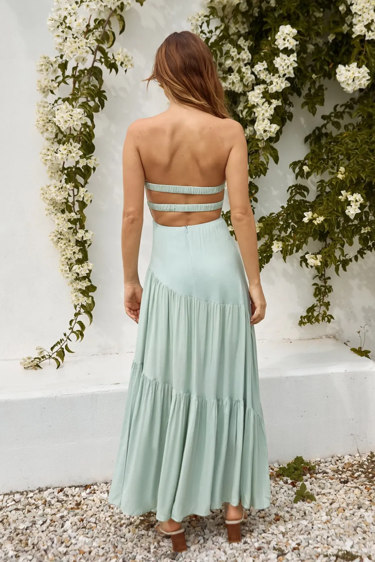 Calm And Collected Maxi Dress Sage