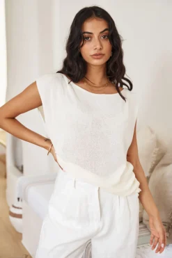 Calming Breeze Tank Top Beige