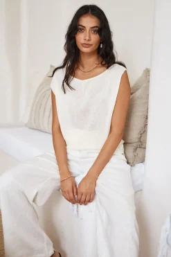 Calming Breeze Tank Top Beige