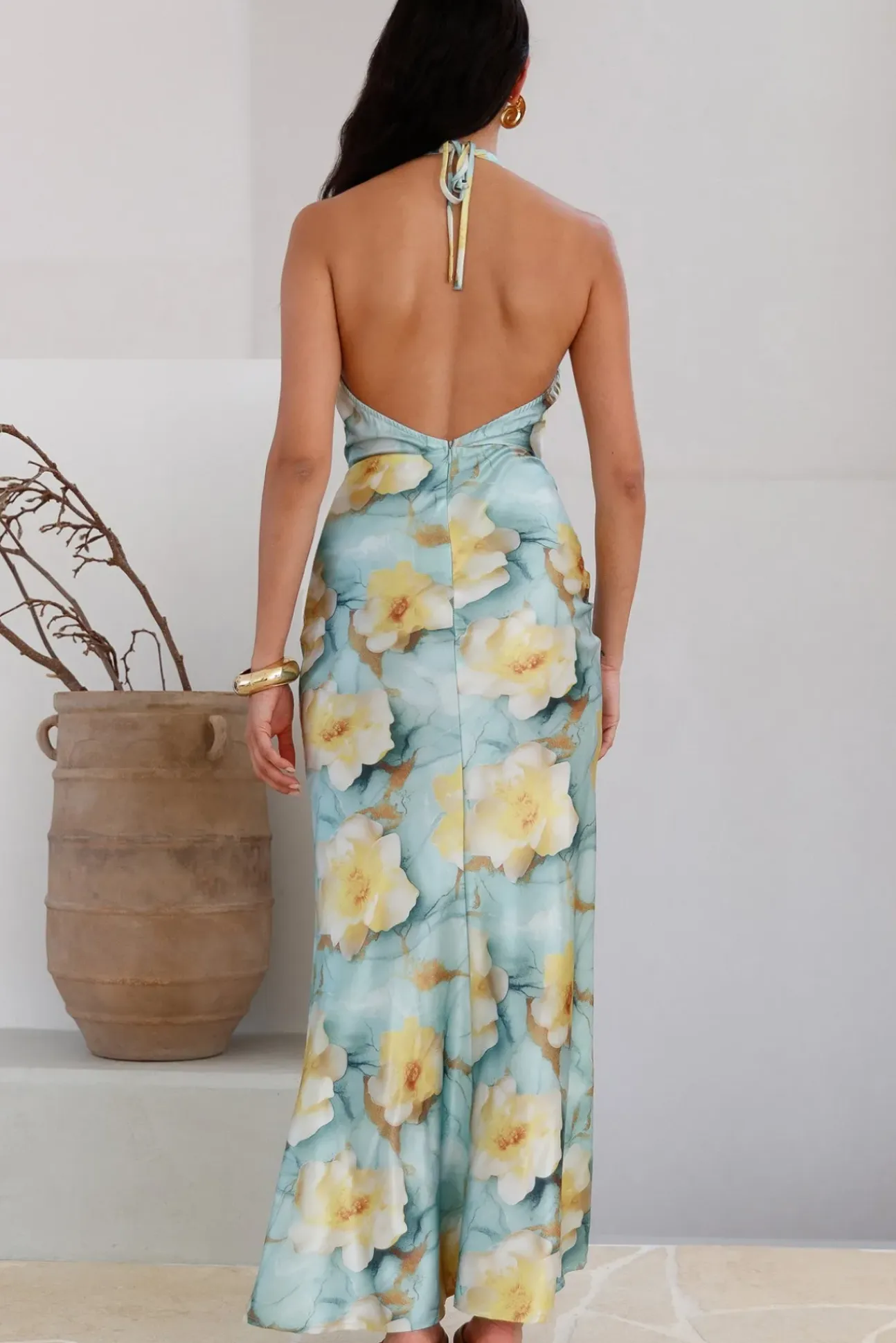 Calm Paradise Maxi Dress Blue