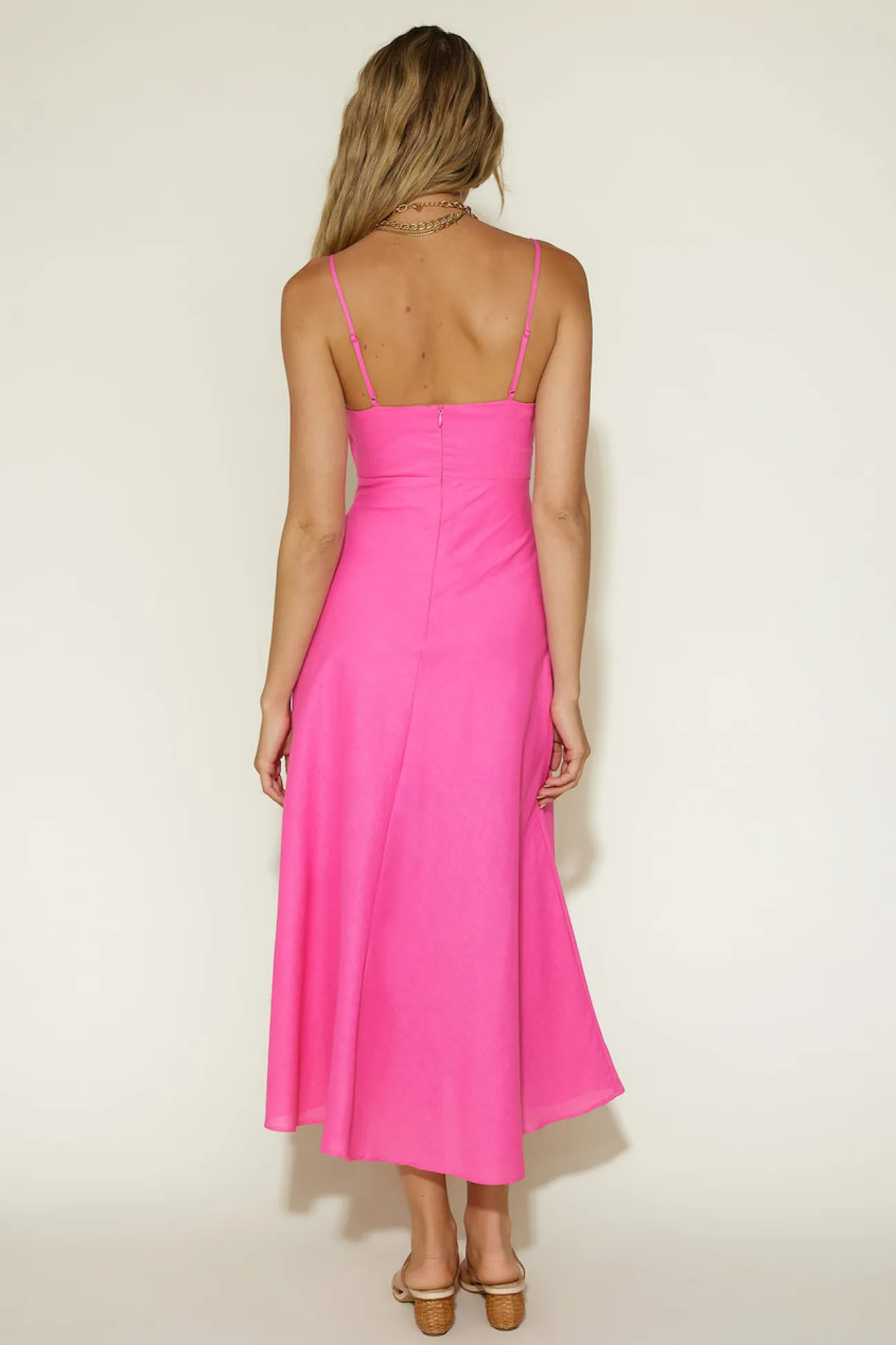 Cancel My Plans Maxi Dress Pink