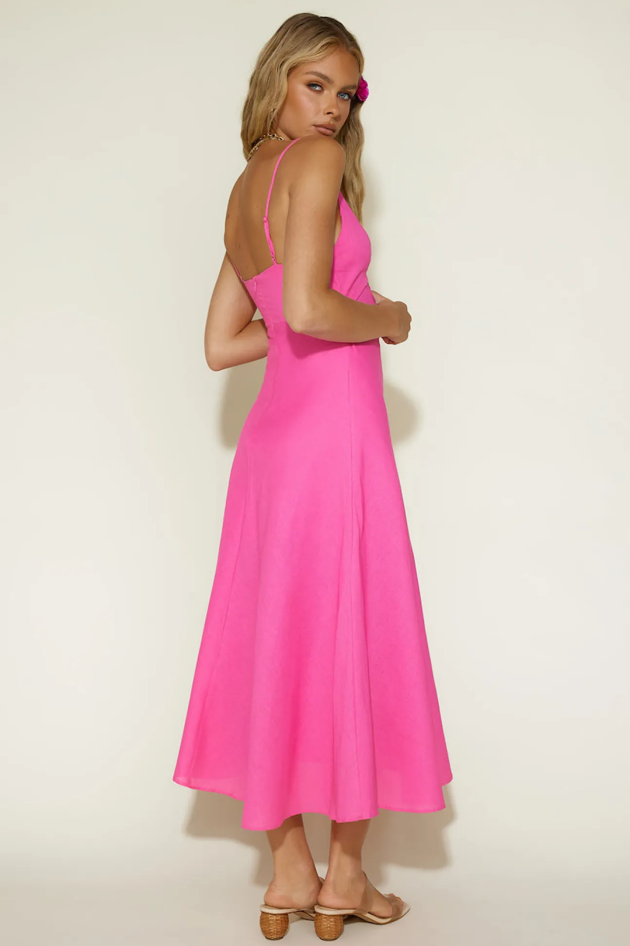 Cancel My Plans Maxi Dress Pink
