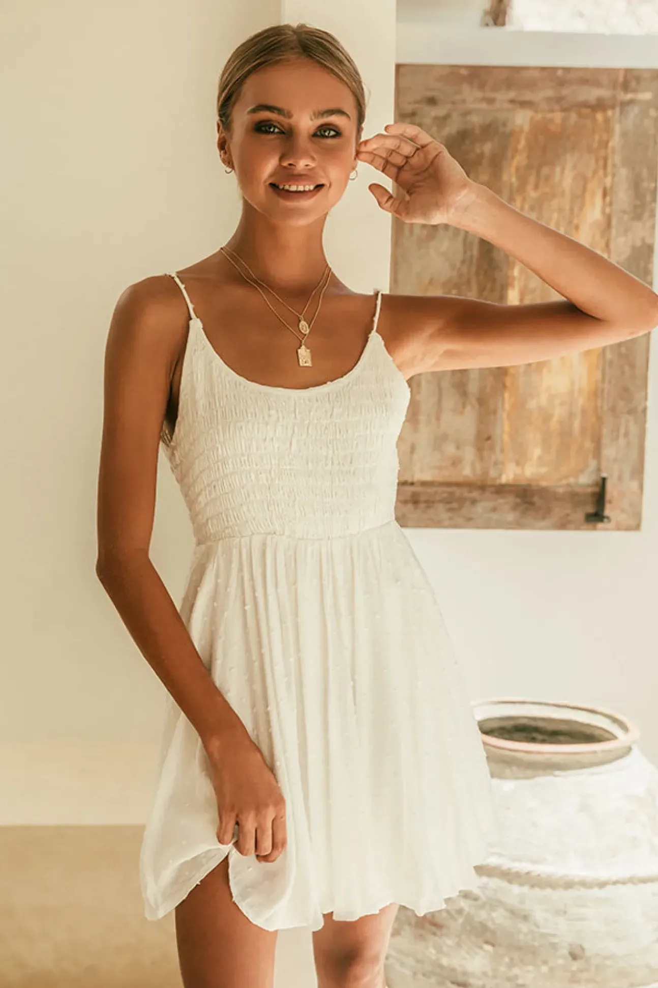 Candlelight Dress White