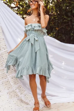 Carlotta Midi Dress Sage
