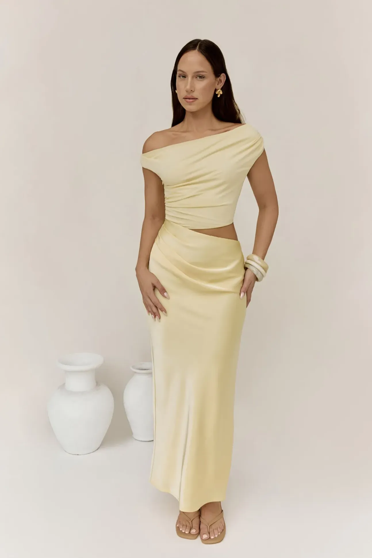 Carmellia Maxi Dress Yellow