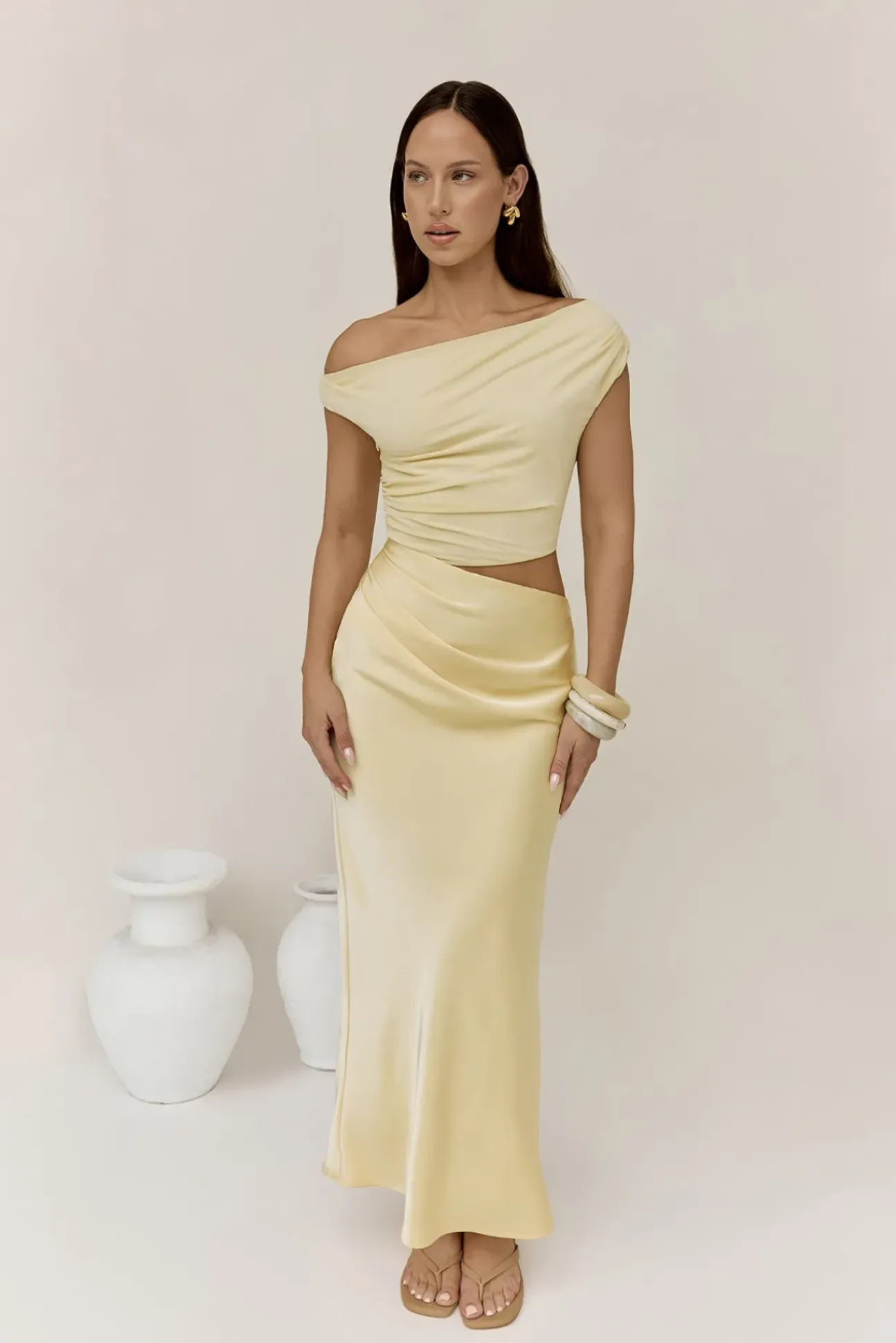 Carmellia Maxi Dress Yellow