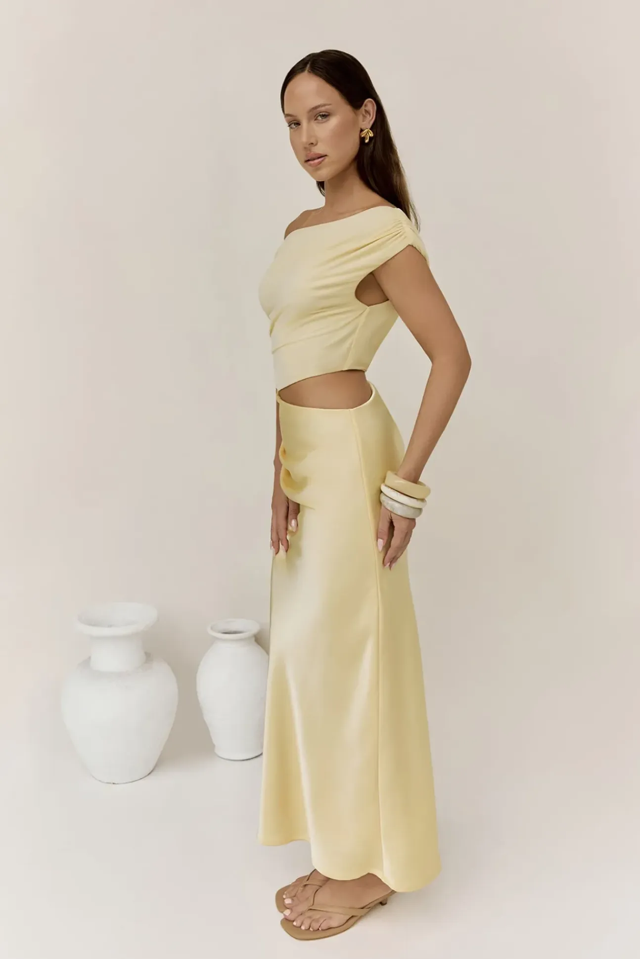 Carmellia Maxi Dress Yellow