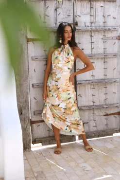 Carnival Fun Maxi Dress Yellow