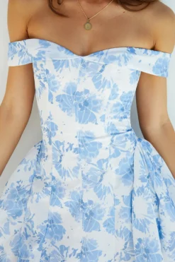 Carpri Nights Mini Dress Blue