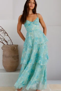 Cascata Maxi Dress Mint
