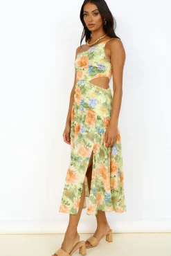 Castle In The Sky Maxi Dress Green