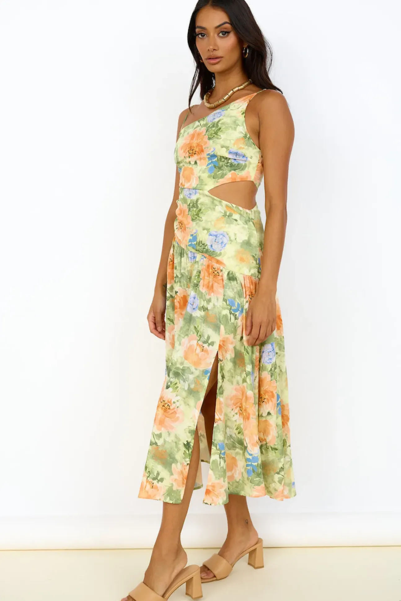 Castle In The Sky Maxi Dress Green