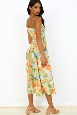 Castle In The Sky Maxi Dress Green
