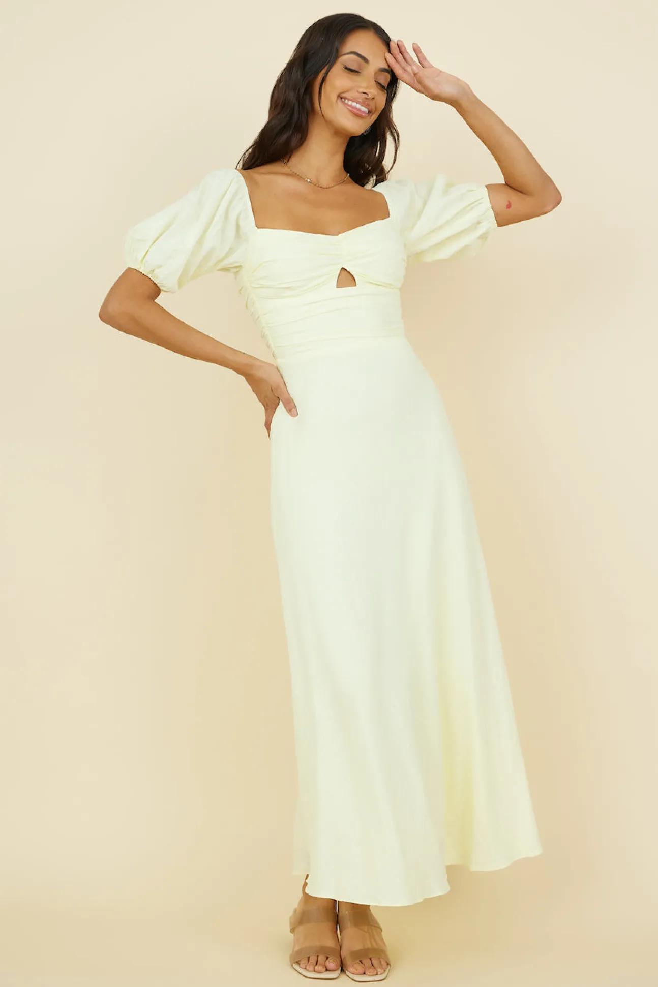 Celebration Of Us Maxi Dress Yellow