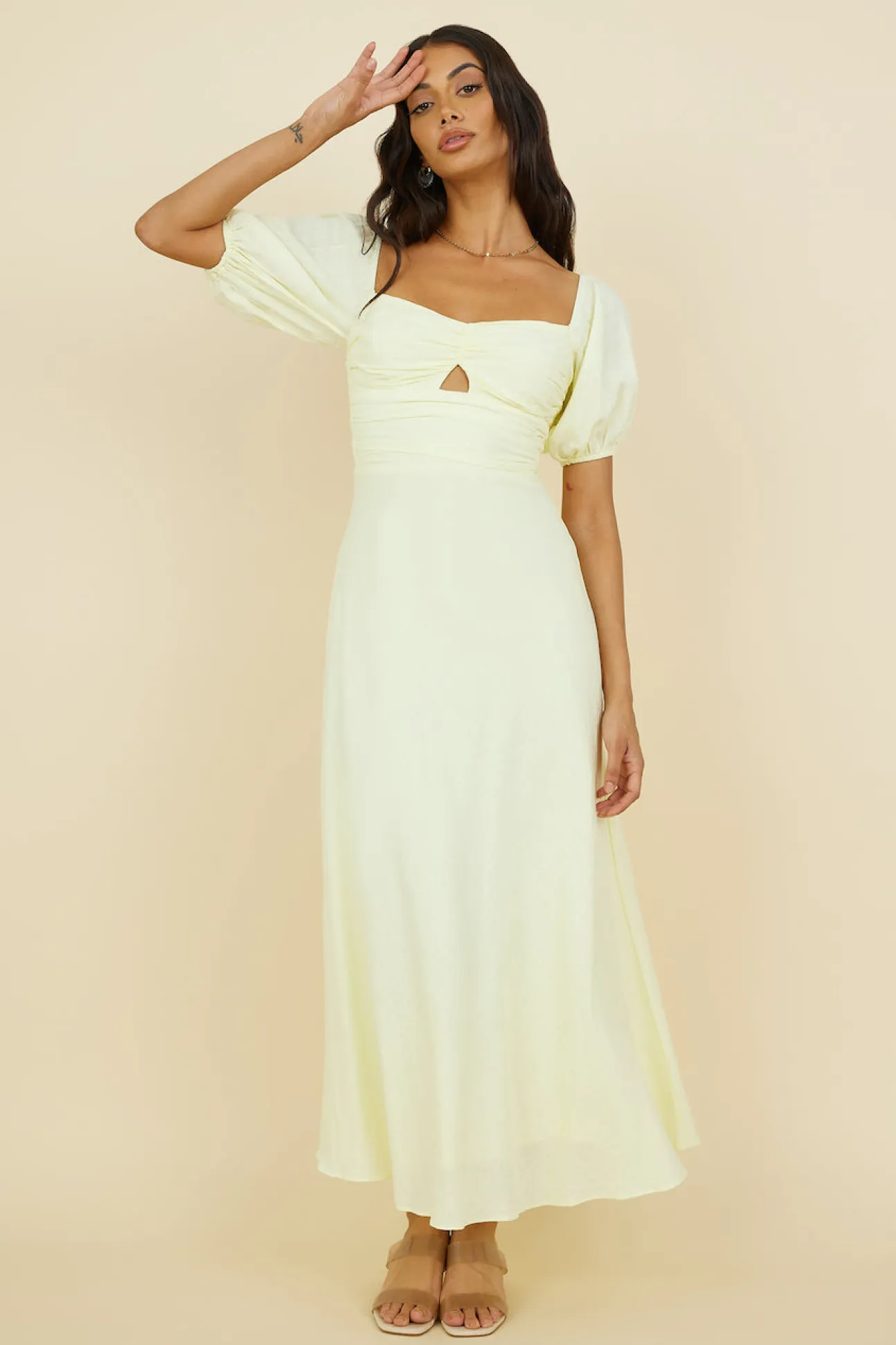 Celebration Of Us Maxi Dress Yellow