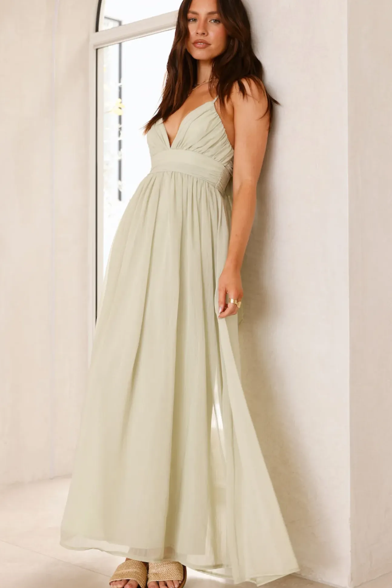 Charelle Maxi Dress Green