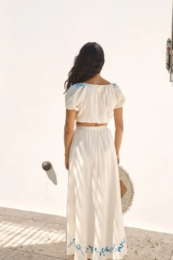 Ciao Bella Maxi Skirt Beige