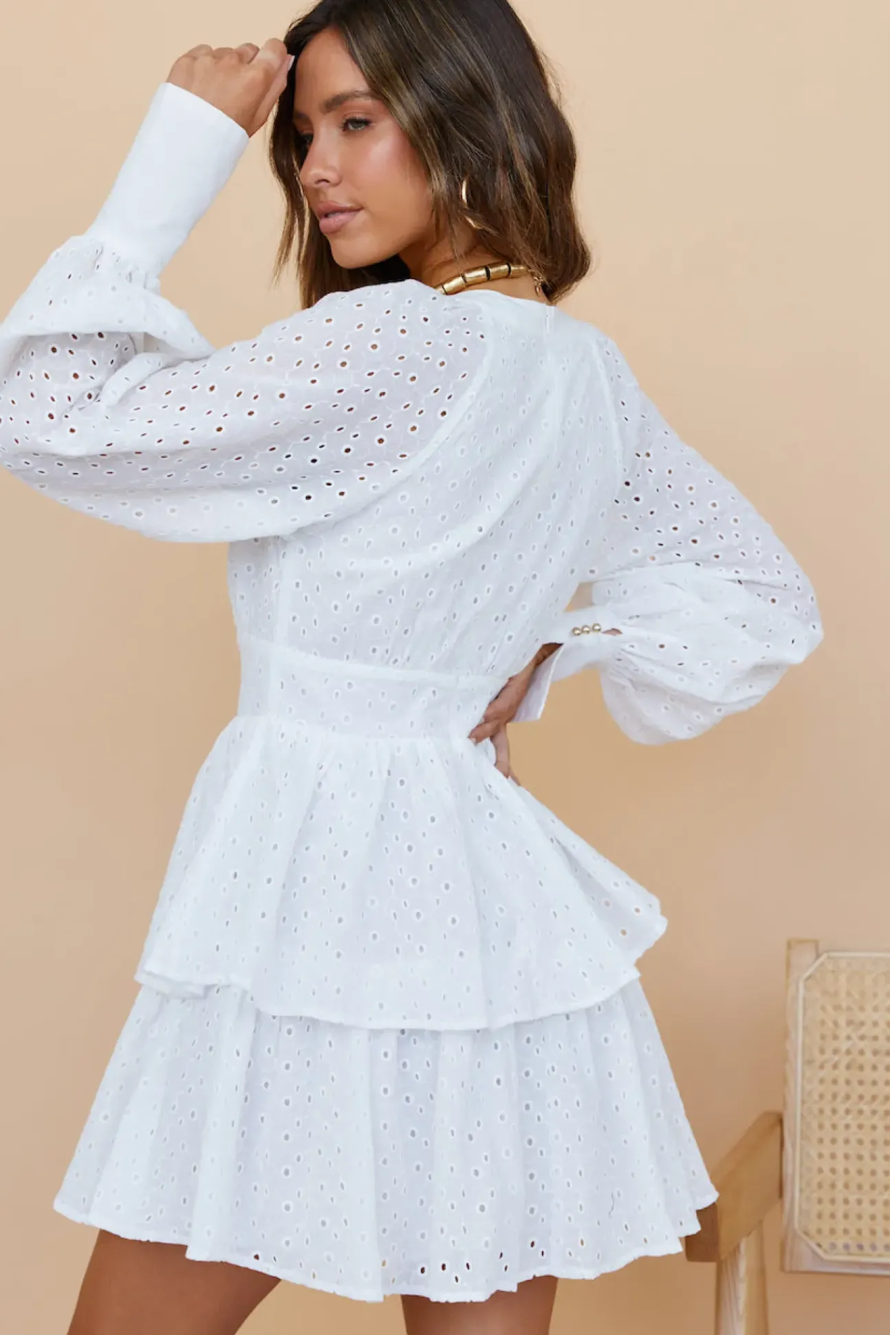 Citrus Scents Dress White