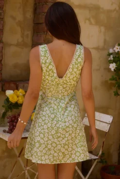 Clover Cove Mini dress Green