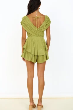 Clumsy Love Romper Apple