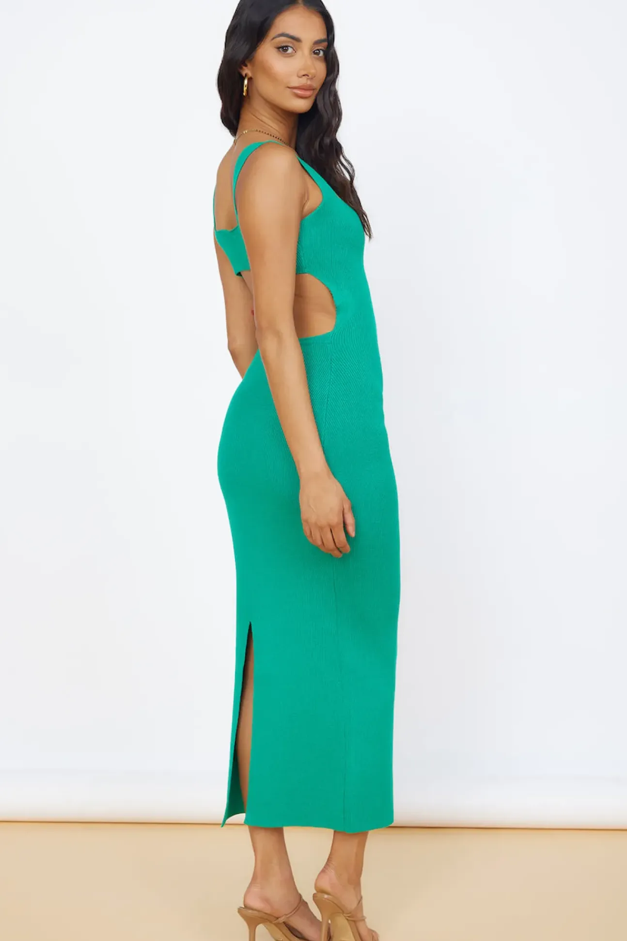 Coastal Dreams Maxi Dress Green