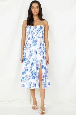 Coastal Living Midi Dress White