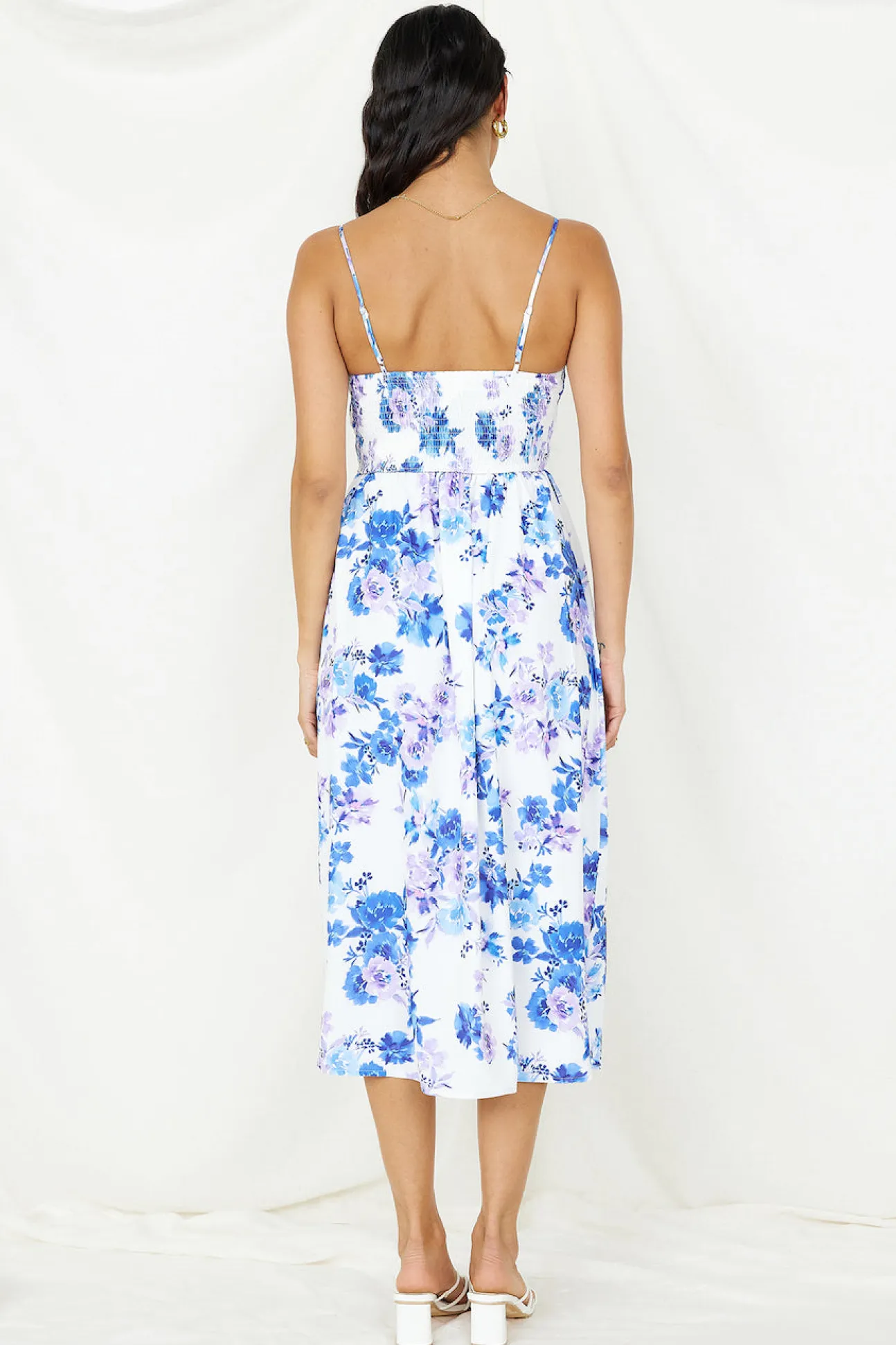 Coastal Living Midi Dress White