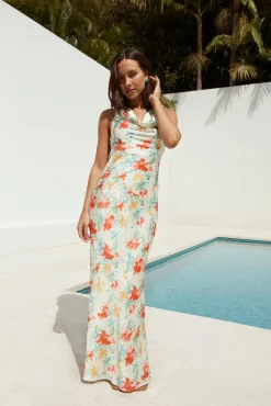 Coastal Maxi Dress Print