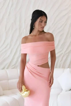 Coastal Reverie Maxi Dress Pink