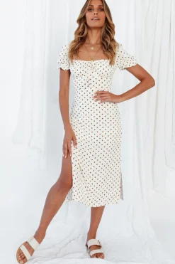 Coffee And Pastries Midi Dress