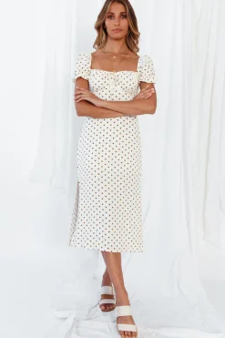 Coffee And Pastries Midi Dress