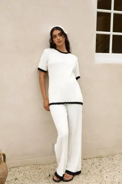 Colder Days Knit Top White
