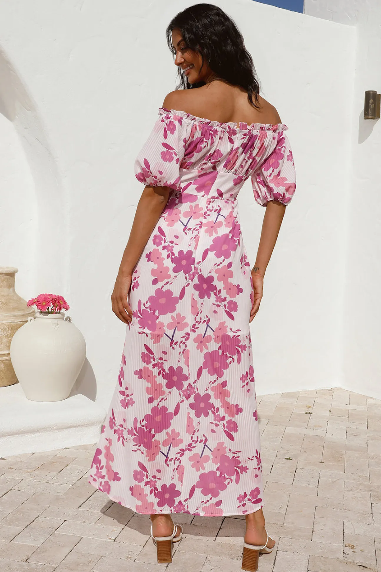 Comprehend It Midi Dress Pink