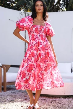 Confessions Of Love Maxi Dress Pink