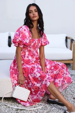 Confessions Of Love Maxi Dress Pink